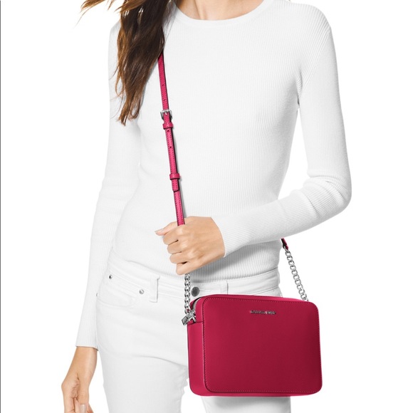 Michael Kors Handbags - MICHAEL KORS - Jet Set Travel Large Crossbody